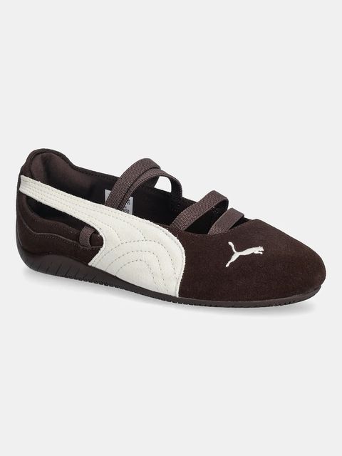 Puma baleriny zamszowe Speedcat Ballet kolor brązowy 406758 - zdjęcie produktu nr 1