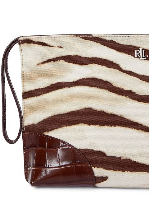 Lauren Ralph Lauren saszetka damskie kolor brązowy 432974536