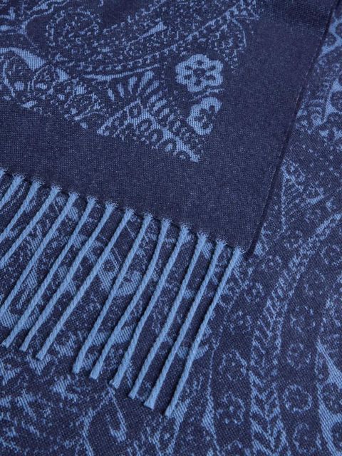 ETRO paisley jacquard scarf - Blue - zdjęcie produktu nr 2