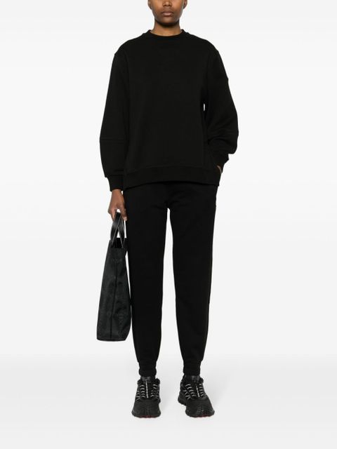 Moncler embossed-logo cotton sweatshirt - Black - zdjęcie produktu nr 2