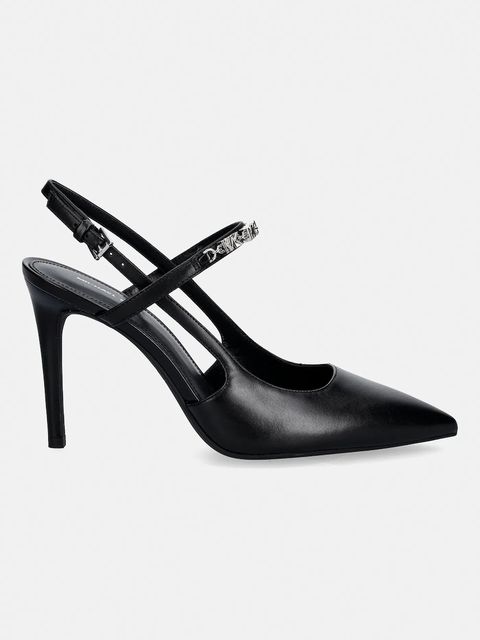 MICHAEL Michael Kors szpilki skórzane Dina Flex High Sling Pump
