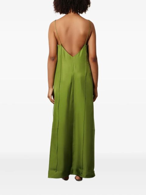 Róhe open-back silk dress - Green - zdjęcie produktu nr 2