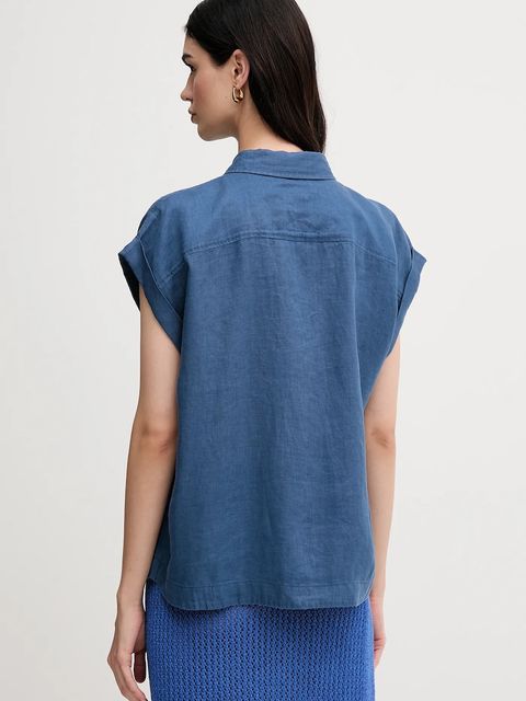 United Colors of Benetton koszula lniana - zdjęcie produktu nr 1