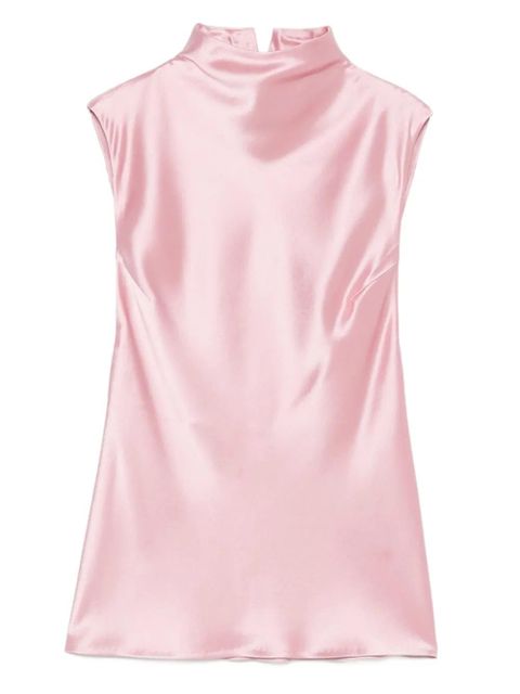 Nanushka high-neck sleeveless top - Pink