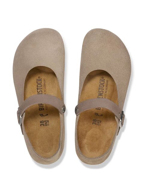 Birkenstock baleriny zamszowe Mantova
