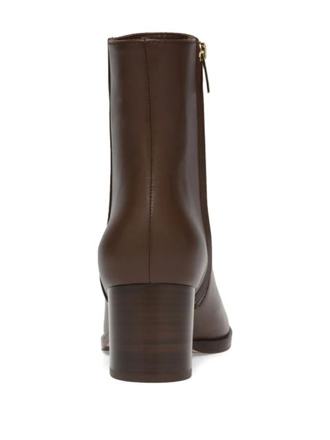 Gianvito Rossi 60mm Santiago block-heel ankle boots - Brown