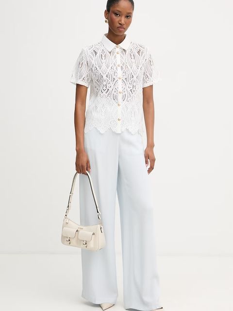 Morgan bluzka koszulowa damska z bawełną - zdjęcie produktu nr 1