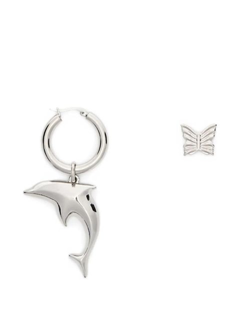 Blumarine dolphin-pendant earrings - Silver - zdjęcie produktu nr 1