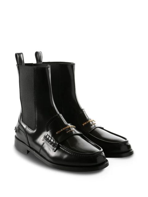 Alexander Wang chain-embellished boots - Black