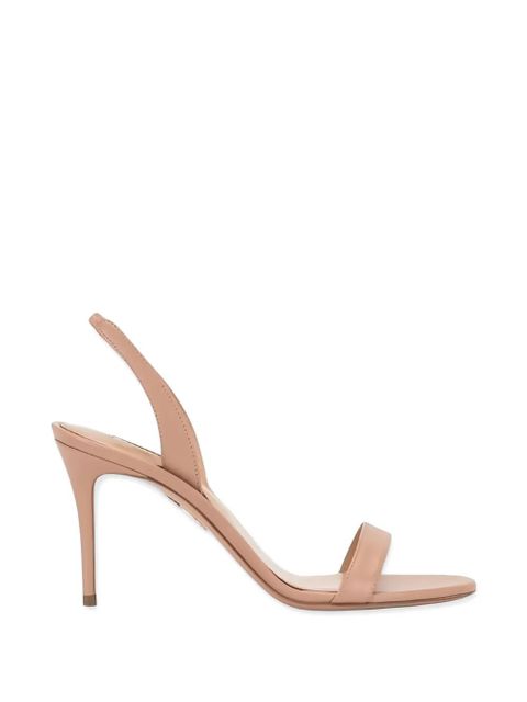 Aquazzura slingback leather sandals - Neutrals - zdjęcie produktu nr 1