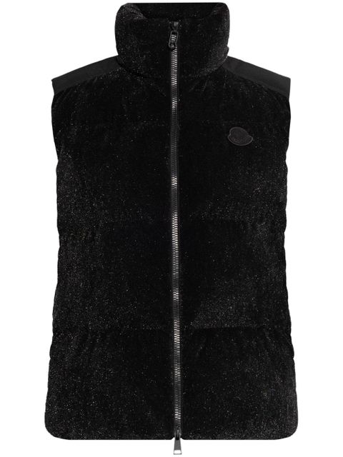 Moncler padded gilet - Black