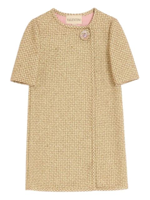Valentino Garavani lurex tweed mini dress - Neutrals - zdjęcie produktu nr 1