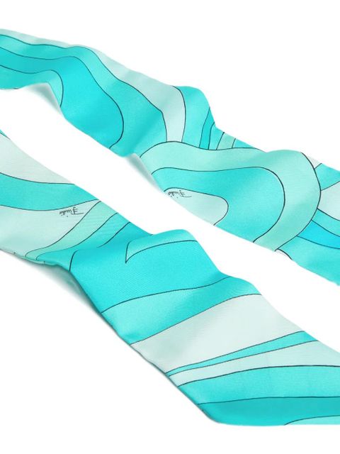 PUCCI Marmo-print bandana - Blue