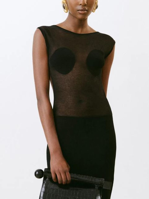 Jacquemus La Pochette Rond Carré clutch bag - Black