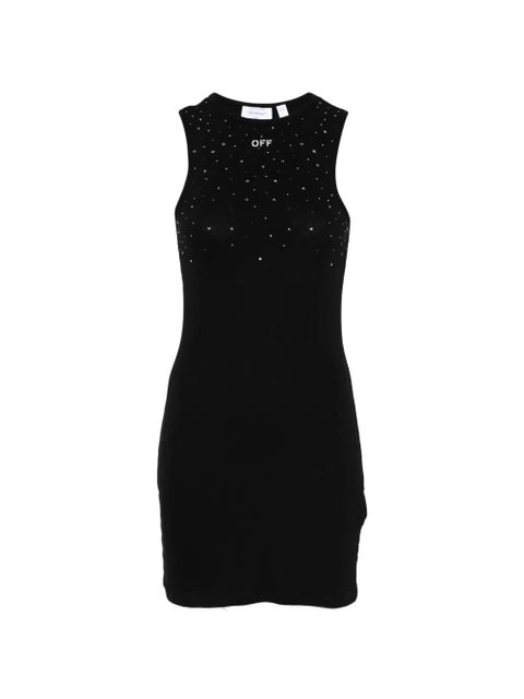 Off-White embellished fitted mini dress - Black - zdjęcie produktu nr 1