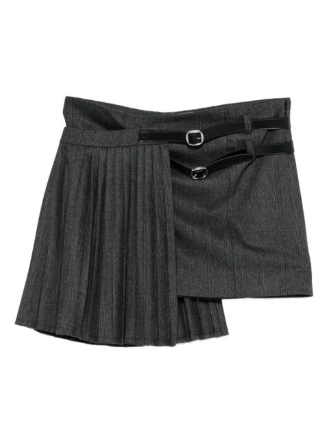 Coperni pleated belted skirt - Grey - zdjęcie produktu nr 1
