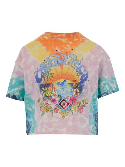 Casablanca organic-cotton t-shirt - Purple - zdjęcie produktu nr 1