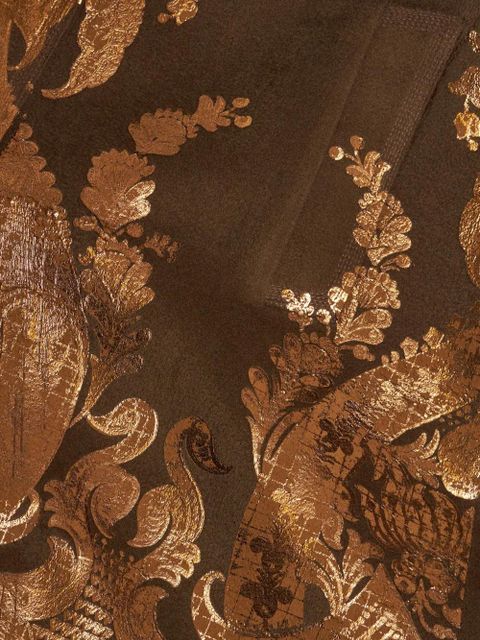 ETRO metallic print coat - Brown