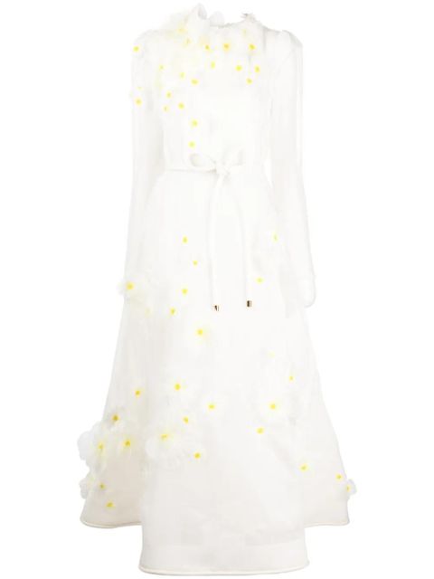 ZIMMERMANN Matchmaker Daisy midi dress - White - zdjęcie produktu nr 1