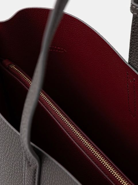 Furla torebka skórzana kolor szary WB02001 BX4329 4618S