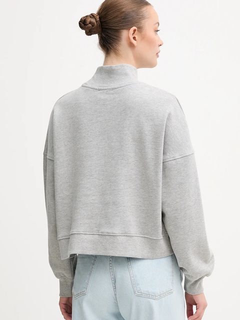 Pepe Jeans bluza damska kolor szary gładka PL5800007