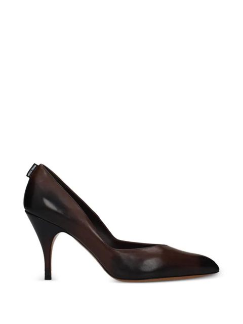Miu Miu leather pumps - Brown - zdjęcie produktu nr 1