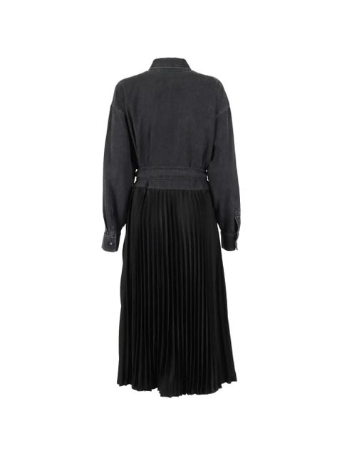 Weekend Max Mara Abito Citrato belted pleated dress - Black - zdjęcie produktu nr 2