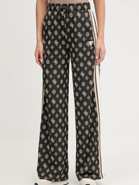 Guess spodnie dresowe PEONY damskie kolor beżowy wzorzyste V5YB10 K0282 - zdjęcie produktu nr 1