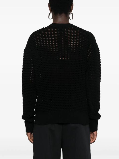 Givenchy 4G open-knit jumper - Black