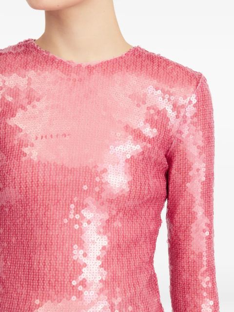 16Arlington Tanith sequin top - Pink