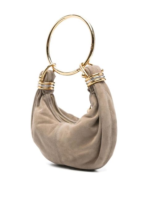 Chloé Bracelet suede tote bag - Grey