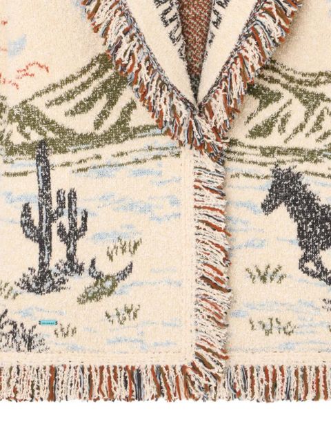 Alanui Sunset Riders cardigan - Neutrals