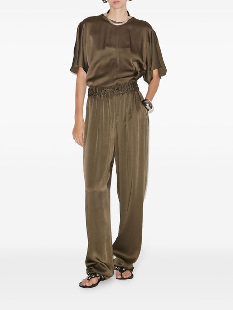 ISABEL MARANT Kendry trousers - Green - zdjęcie produktu nr 2