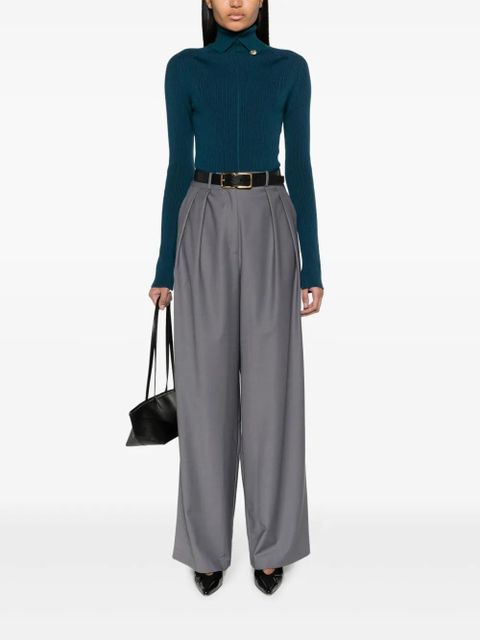 Lanvin embellished rollneck jumper - Blue