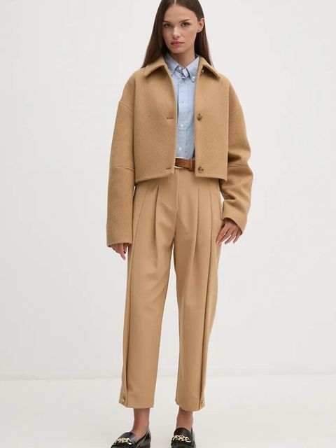 Polo Ralph Lauren koszula damska kolor niebieski regular z kołnierzykiem klasycznym 211941520