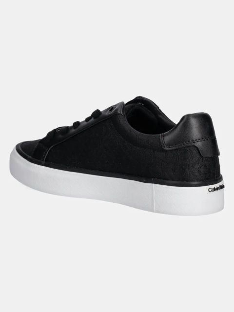 Calvin Klein sneakersy VULC LACE UP - JACQ damskie kolor czarny HW0HW02412