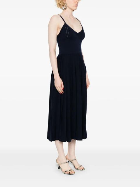 KHAITE Elio midi dress - Blue