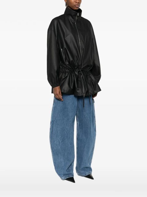 Alexander Wang funnel-collar zip-up parka - Black