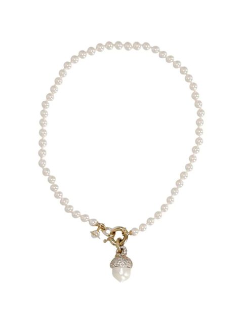 Vivienne Westwood charm beaded necklace - White - zdjęcie produktu nr 1