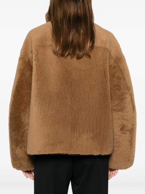 Róhe toggle-fastening pocket jacket - Brown - zdjęcie produktu nr 2