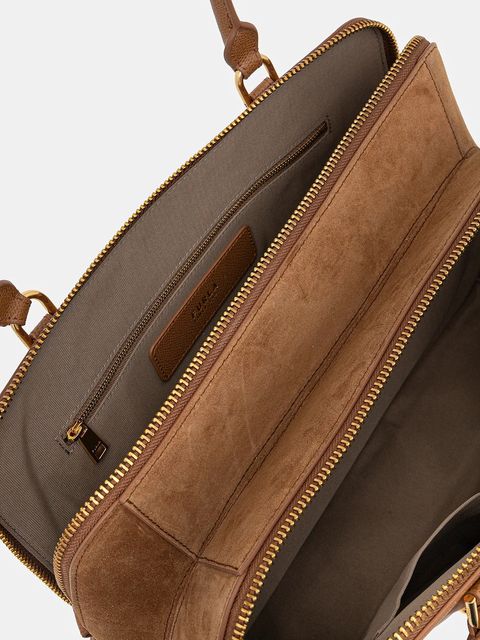 Furla torebka skórzana Giulia L Boston Bag