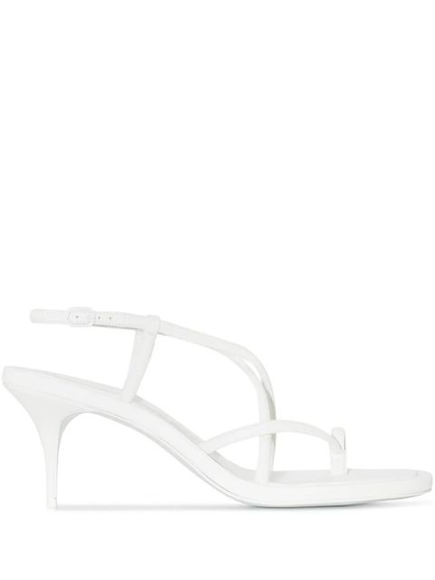 Alexander McQueen strap-detail open-toe sandals - White - zdjęcie produktu nr 1
