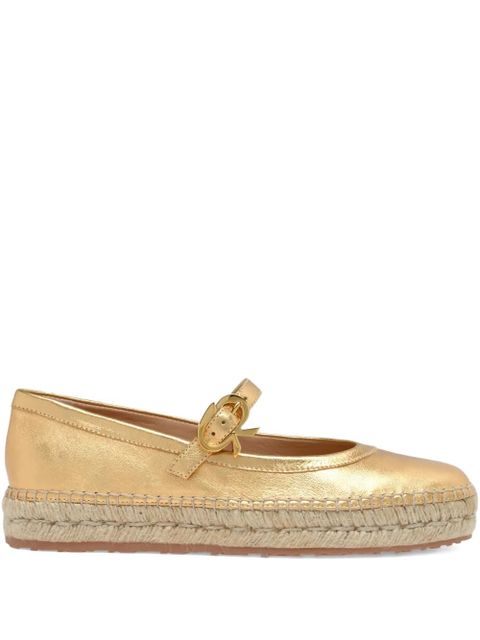 Gianvito Rossi Elda espadrilles - Gold - zdjęcie produktu nr 1