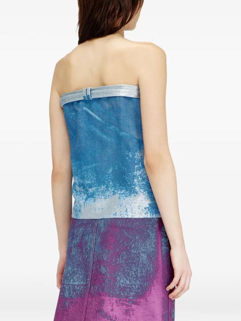 Diesel De-Sandie-Fsi tie-detail top - Blue