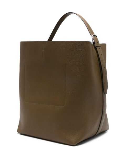 TOTEME buckle-strap shoulder bag - Green - zdjęcie produktu nr 2