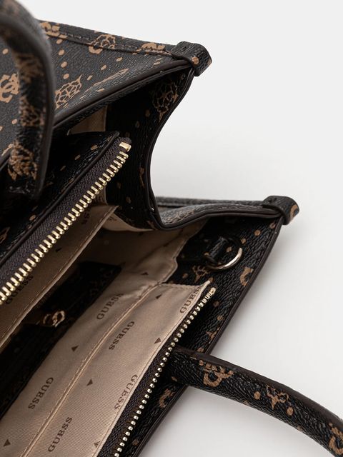 Guess torebka SILIA kolor brązowy HWGP98 90220