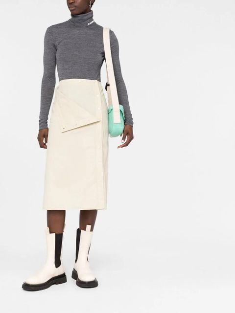 Jil Sander fine-knit top - Grey - zdjęcie produktu nr 2