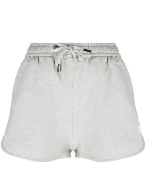 MARANT ÉTOILE Mifa logo-print track shorts - Blue - zdjęcie produktu nr 1