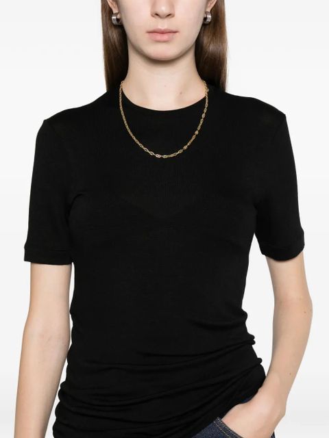TOTEME round-neck T-shirt - Black