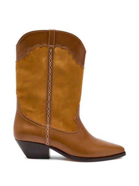 ISABEL MARANT suede panel boots - Brown - zdjęcie produktu nr 1